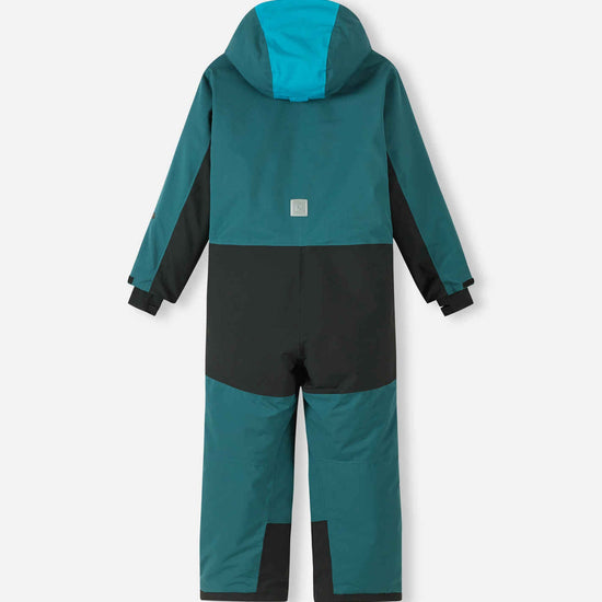 Combinaison de ski Reima Skaulo ReimaTec pour enfants, couleur Dark Teal – Photo de produit (verso)