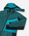 Combinaison de ski Reima Skaulo ReimaTec pour enfants, couleur Dark Teal – Fiche produit
