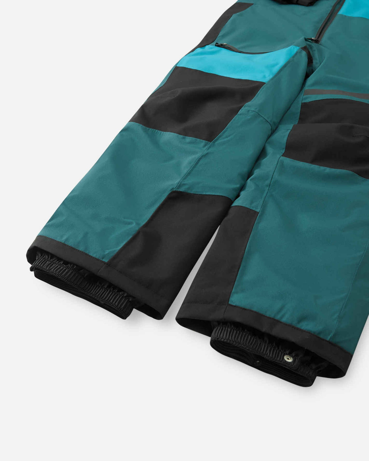 Combinaison de ski Reima Skaulo ReimaTec pour enfants, couleur Dark Teal – Détail des jambes