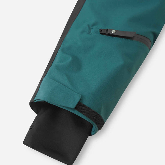 Combinaison de ski Reima Skaulo ReimaTec pour enfants, couleur Dark Teal – Détail des manches