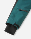 Combinaison de ski Reima Skaulo ReimaTec pour enfants, couleur Dark Teal – Détail des manches