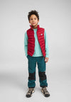 Reima Fiskari donsvest voor kinderen, kleur Cranberry – studiofoto