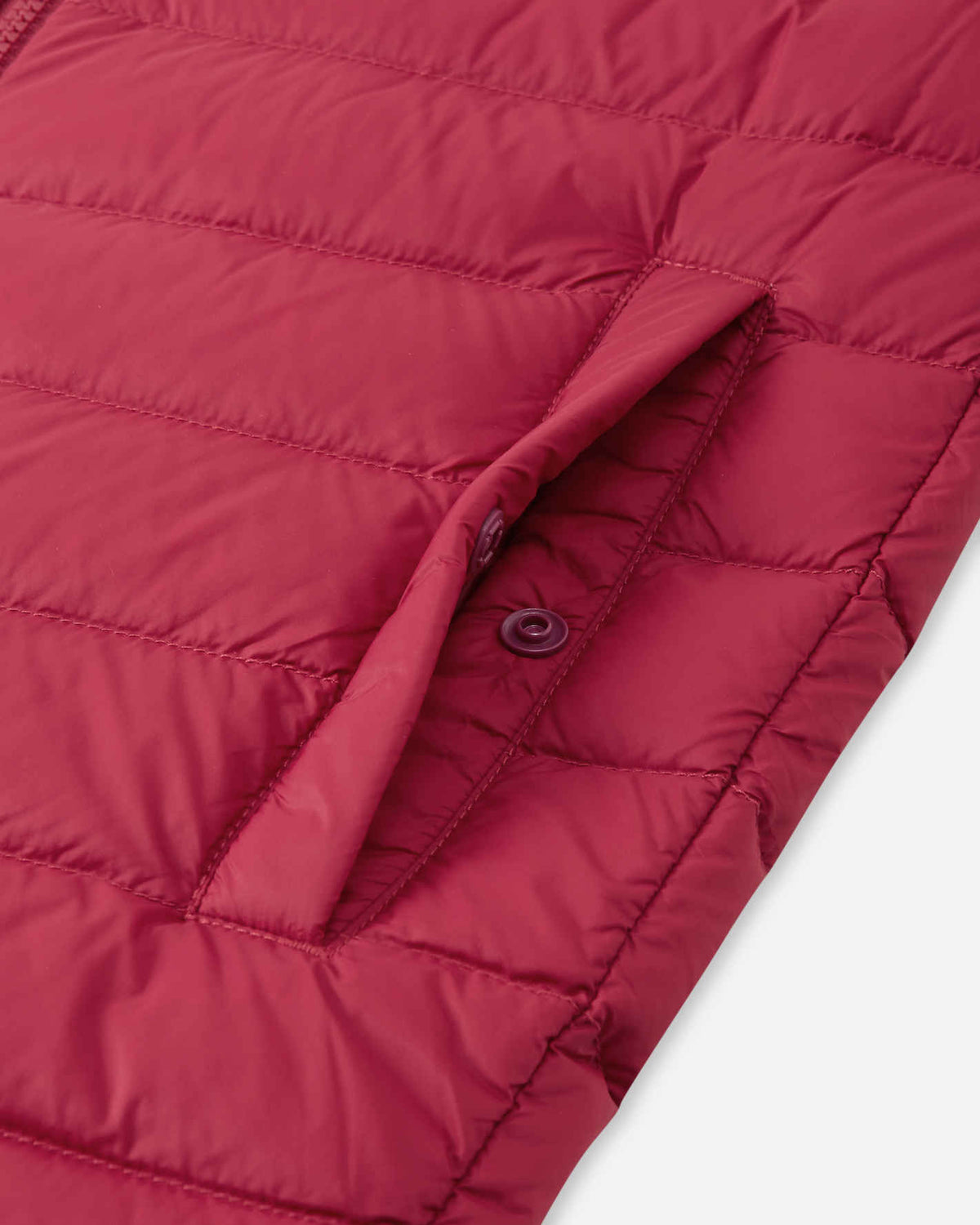 Reima Fiskari donsvest voor kinderen, kleur Cranberry – Productdetails