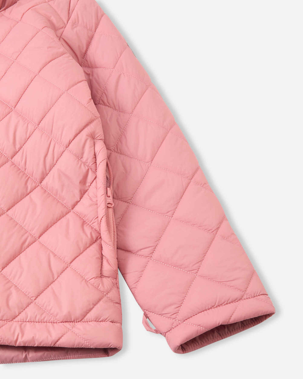 Veste de mi-saison Reima Toppi pour enfants, rose poudré – vue de profil