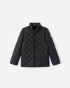 Veste mi-saison Reima Toppi pour enfants, noire – vue de face