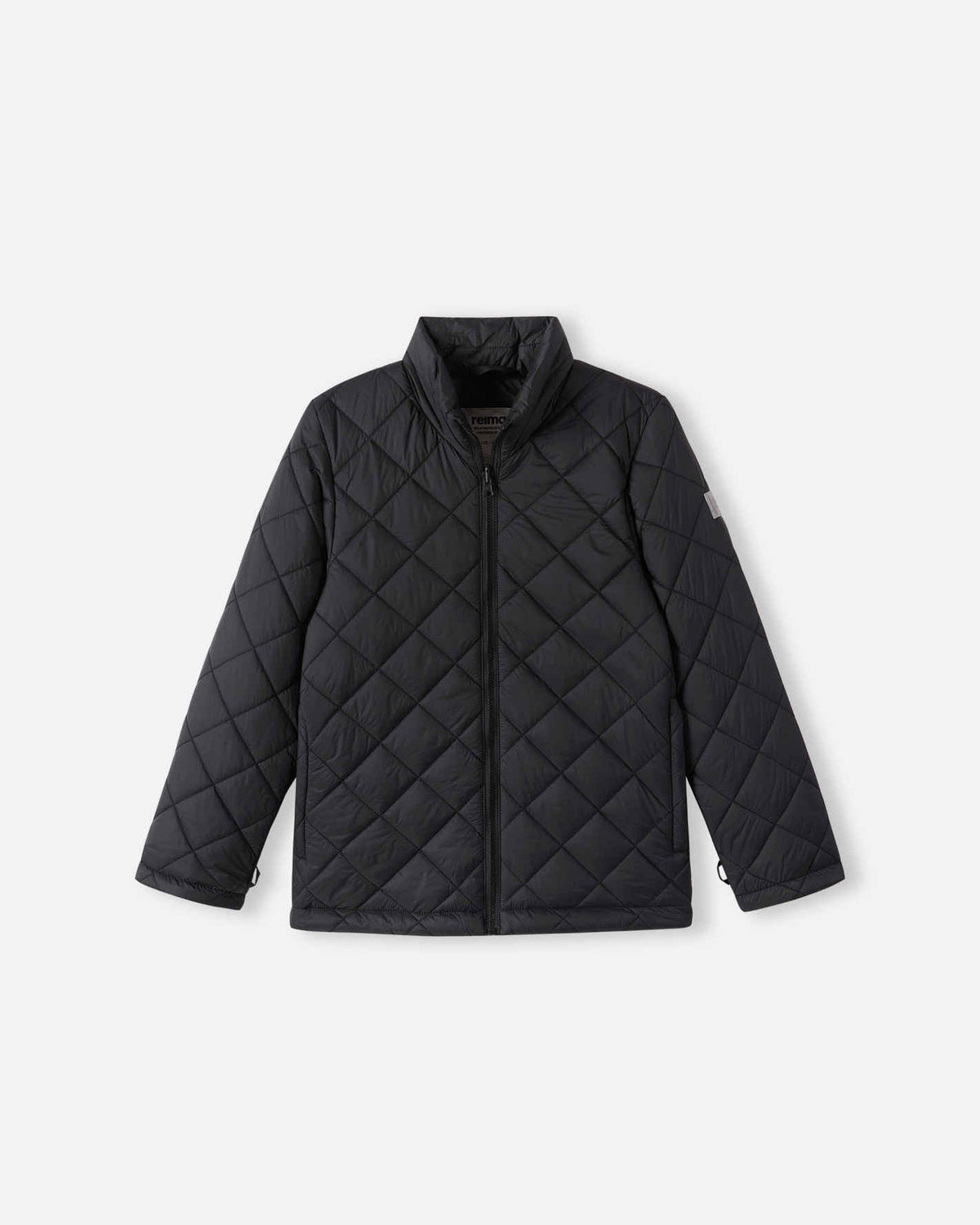 Veste mi-saison Reima Toppi pour enfants, noire – vue de face