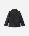 Veste mi-saison Reima Toppi pour enfants, noire – vue de dos