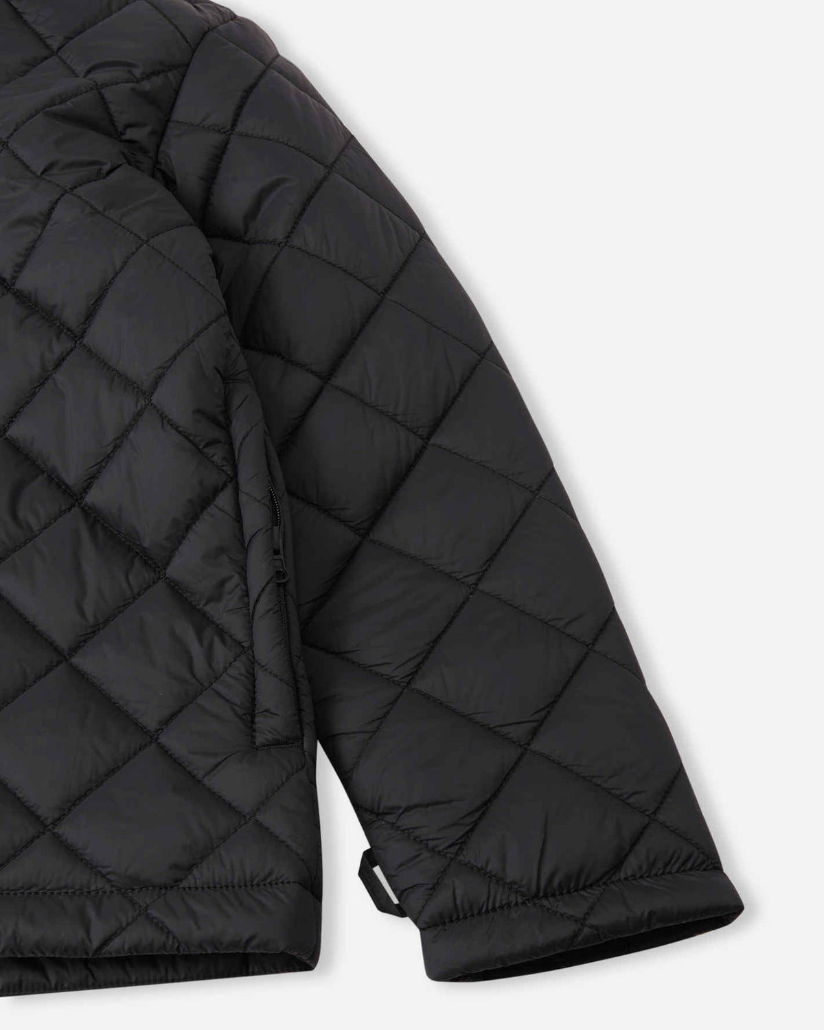 Veste mi-saison Reima Toppi pour enfants, noire – vue de profil