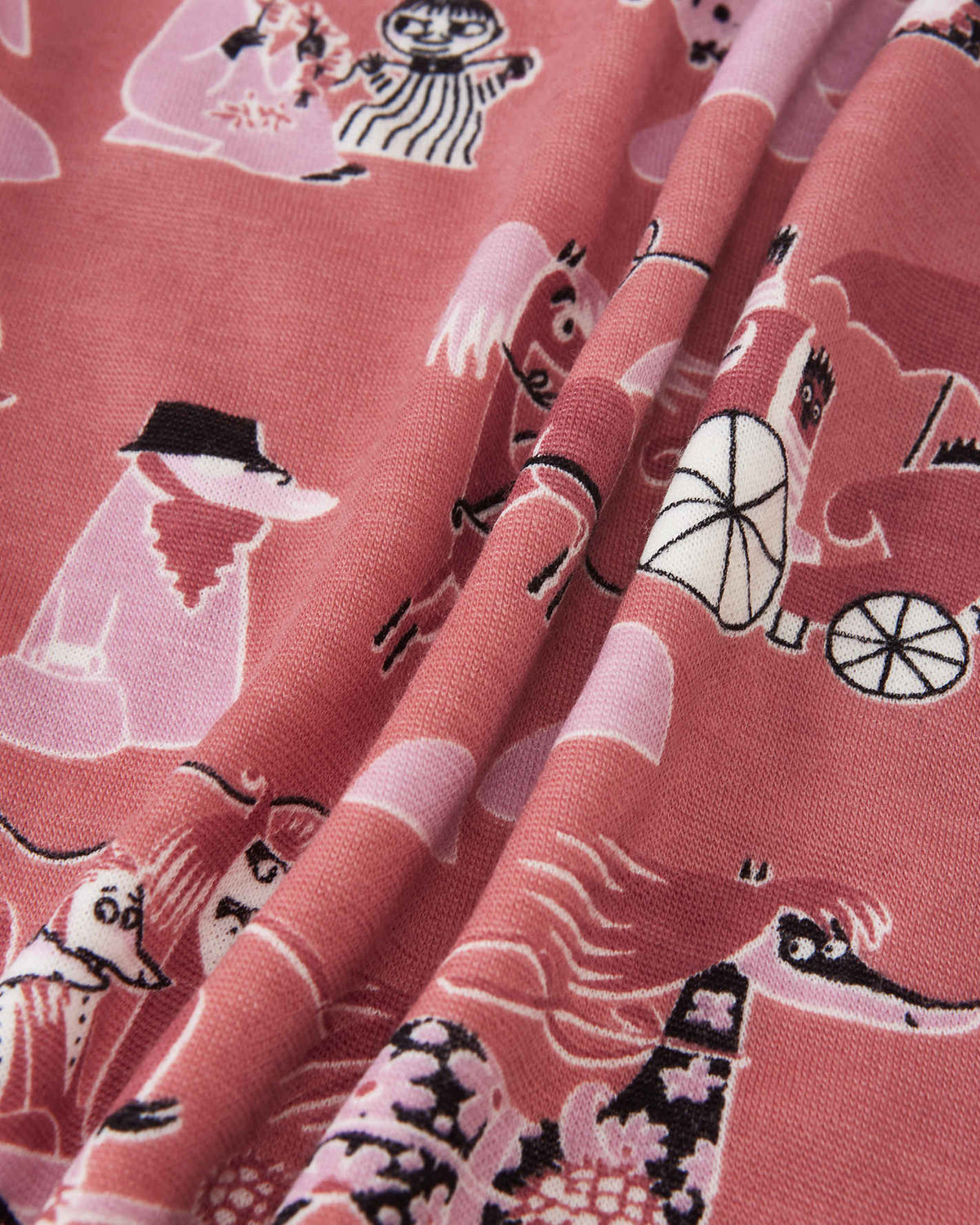 Reima Moomin Trivsam functionele onderkleding set voor peuters, Rose Blush – studiofoto