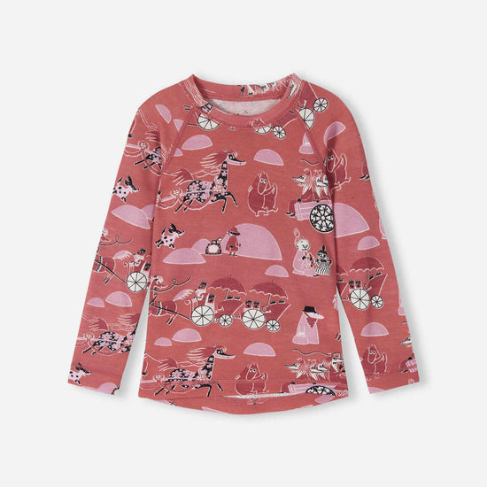 Reima Moomin Trivsam functionele ondergoedset voor peuters, Rose Blush – Productdetails