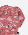 Reima Moomin Trivsam functionele ondergoedset voor peuters, Rose Blush – Materiaalclose-up