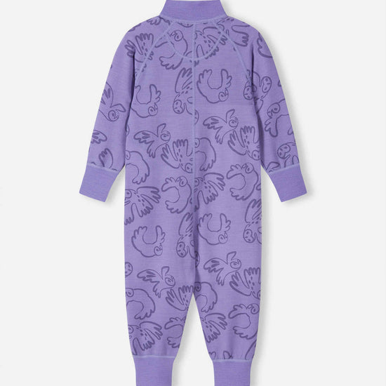 Reima Parvin merinowollen overall voor kinderen – Blooming Lilac
