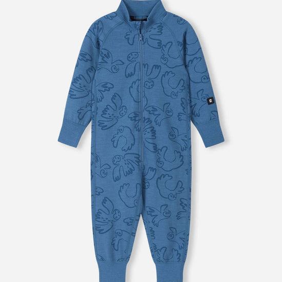 Reima Parvin merinowollen jumpsuit voor kinderen – Blue Ocean