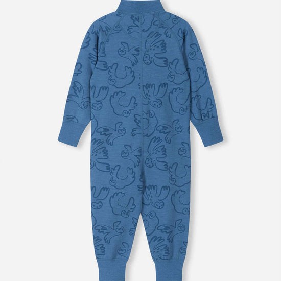Reima Parvin merinowollen jumpsuit voor kinderen – Blue Ocean