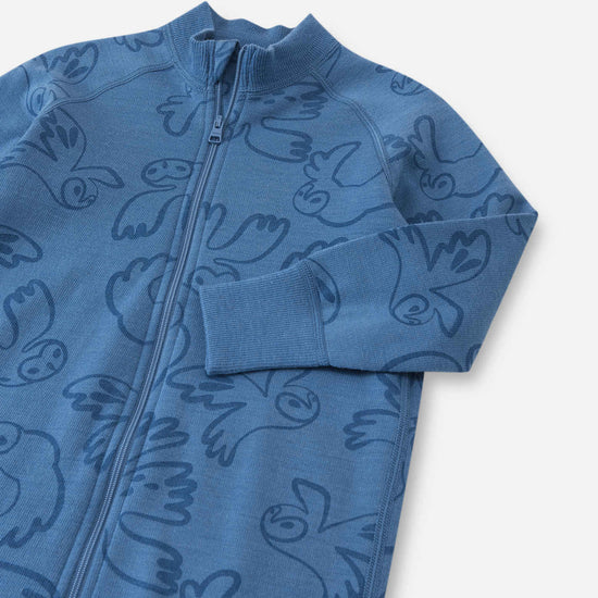 Reima Parvin merinowollen jumpsuit voor kinderen – Blue Ocean
