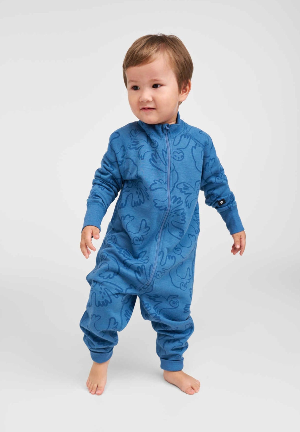 Reima Parvin merinowollen jumpsuit voor kinderen – Blue Ocean
