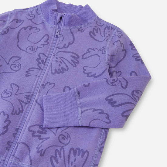 Reima Mahin merinowollen jasje voor kinderen – Blooming Lilac