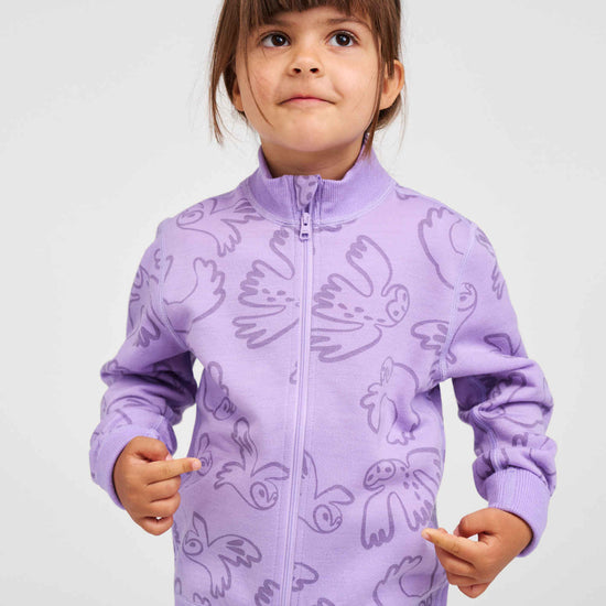 Reima Mahin merinowollen jasje voor kinderen – Blooming Lilac