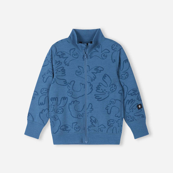 Chaqueta de lana merina Reima Mahin para niños – Blue Ocean