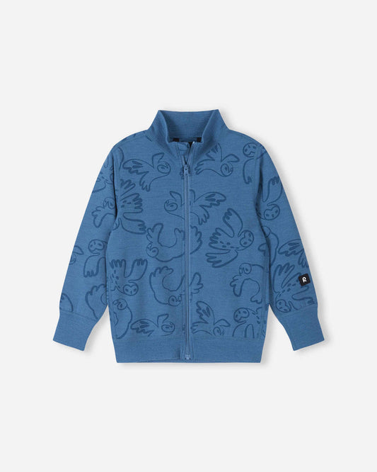 Reima Mahin Merino Wool Jacket for Kids – Blue Ocean