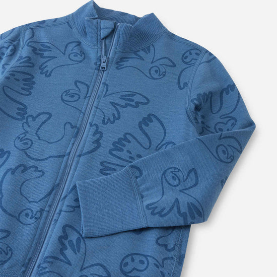 Reima Mahin merinowollen jasje voor kinderen – Blue Ocean