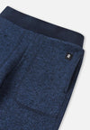 Pantalon polaire Reima Sangis pour enfants, style jean bleu – Vue détaillée du logo