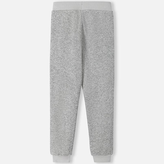 Pantalon en polaire Reima Sangis pour enfants, gris chiné, vue de dos