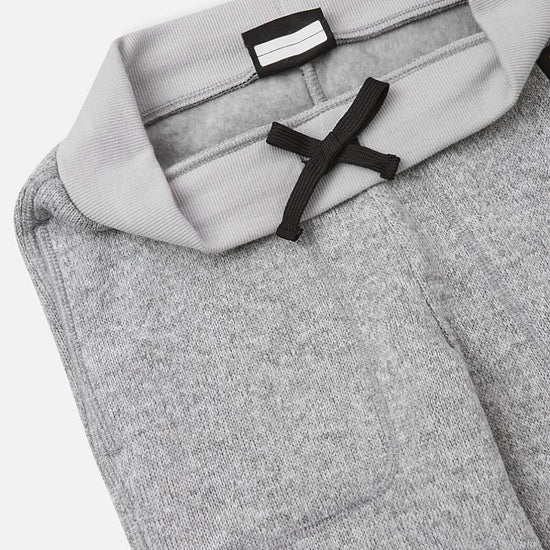 Pantalon polaire Reima Sangis pour enfants, gris chiné – Vue détaillée de la ceinture