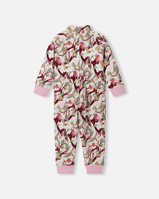 Reima Myytti Light Heather Fleece Onesie – Back View