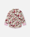 Reima Ornament Kids' Fleece Jacket – Light Heather (Back View)