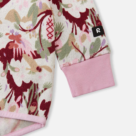Reima Ornament Kids' Fleece Jacket – Light Heather Detail View 2