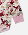 Reima Ornament Kids' Fleece Jacket – Light Heather Detail View 2