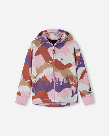 Veste polaire Reima Northern pour enfants – Gris rose 4505