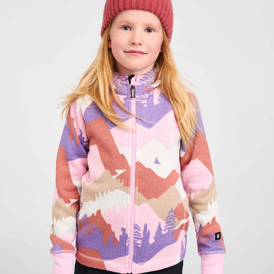 Veste polaire Reima Northern pour enfants – Gris rose 4505