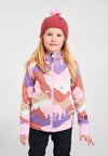 Veste polaire Reima Northern pour enfants – Gris rose 4505