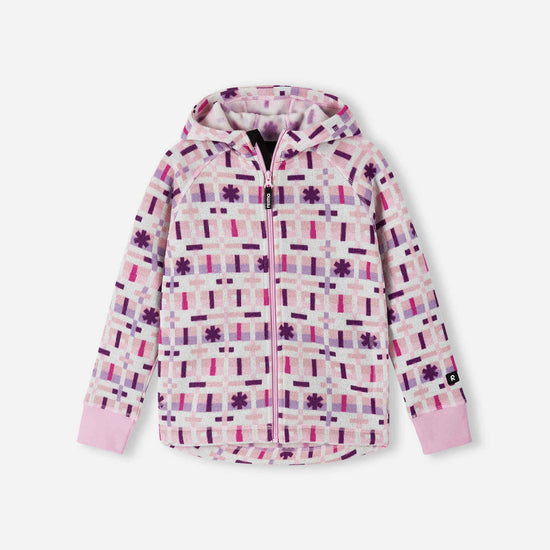 Veste polaire Reima Northern pour enfants – Gris-rose 4508