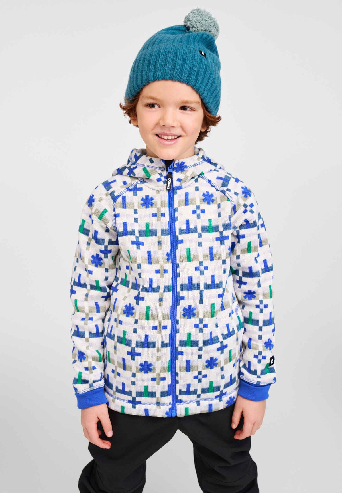 Veste polaire Reima Northern pour enfants – Sparkly Blue