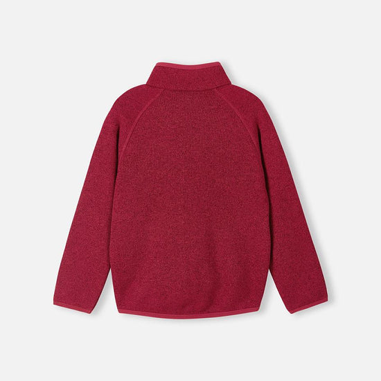 Veste polaire Reima Hopper pour enfants, couleur Cranberry – vue de dos