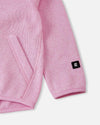Veste polaire Reima Hopper pour enfants Light Heather : vue détaillée de la poche et de la manche