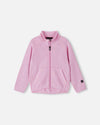 Veste polaire Reima Hopper pour enfants, modèle Light Heather, vue de face