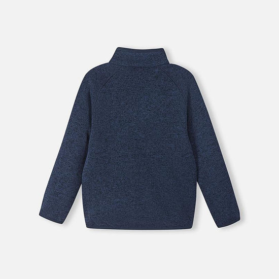 Veste polaire Reima Hopper pour enfants, bleu jean, vue de dos