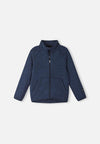 Veste polaire Reima Hopper pour enfants, bleu jean, vue de face