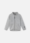 Veste polaire Reima Hopper pour enfants, gris chiné – Vue de face