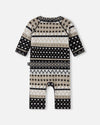 Combinaison en laine Reima Moomin Mysig pour bébé, noire – Photo de produit (verso)