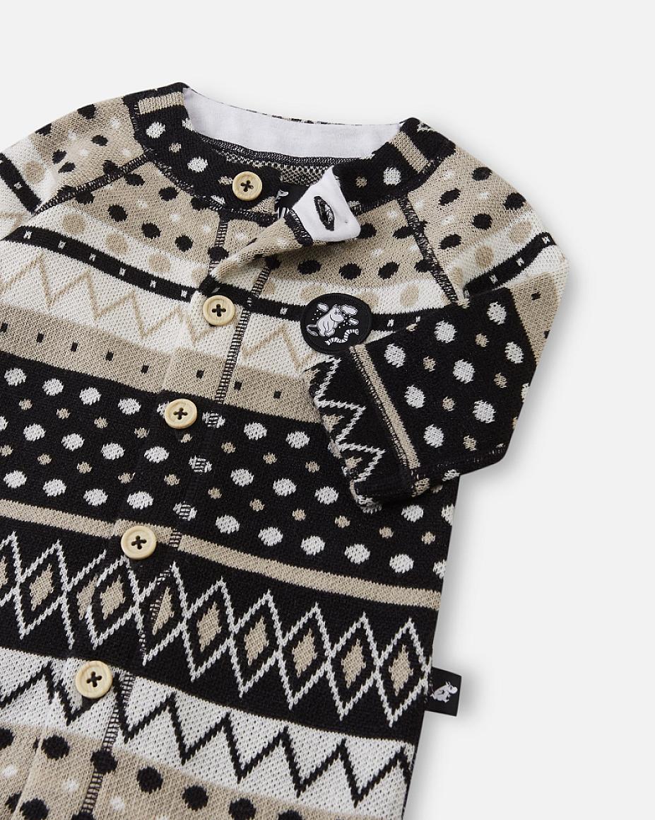 Combinaison en laine Reima Moomin Mysig pour bébé, noire – Détails du produit