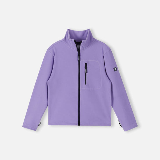 Reima Iisisti Kids' Fleece Jacket, Blooming Lilac – Front View