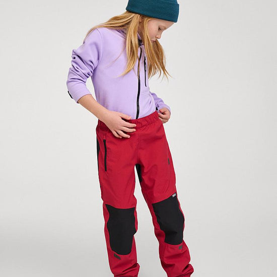 Reima Iisisti Kids' Fleece Jacket, Blooming Lilac – Studio Shot: Layering