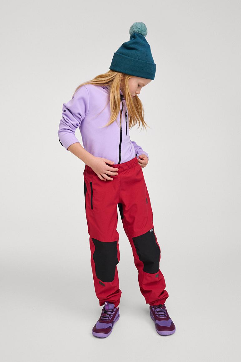 Reima Iisisti Kids' Fleece Jacket, Blooming Lilac – Studio Shot: Layering