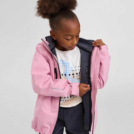 Reima Iisisti Kids' Soft Black Fleece Jacket – Studioshot Layering