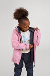 Reima Iisisti Kids' Soft Black Fleece Jacket – Studioshot Layering